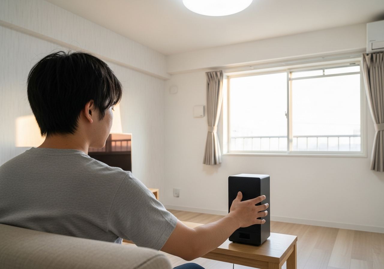 Detailed image of a modern speaker cone, highlighting audio technology & sound dynamics.